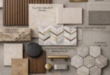 Luxury Interior Material Palette _ Contemporary Mood Board