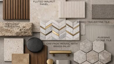Luxury Interior Material Palette _ Contemporary Mood Board