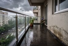 Balcony in monsoon