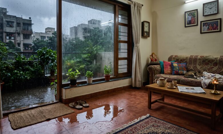 indian living room Monsoon season